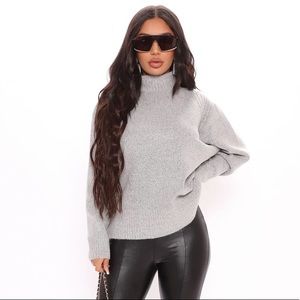 Fashion Nova Grey Sweater